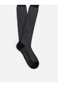 Hogan Jacquard Chevron Socks — Black