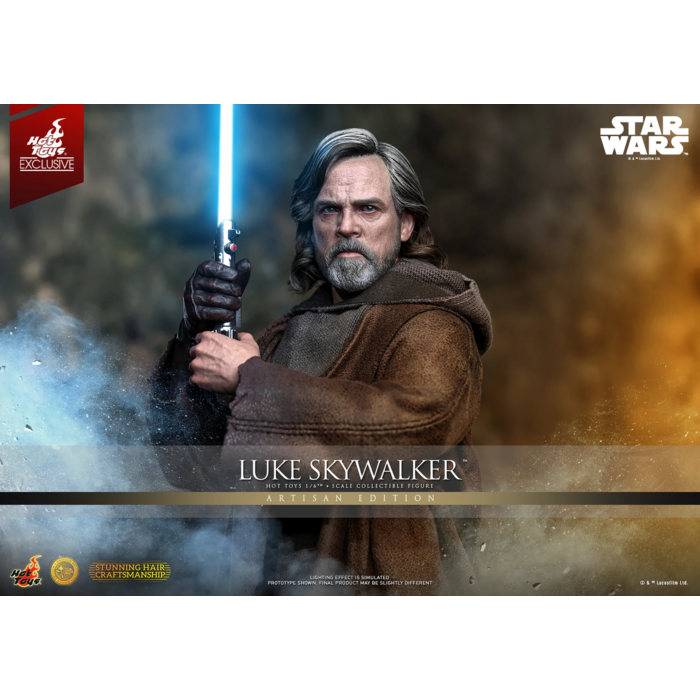 Star Wars: Los Últimos Jedi Movie Masterpiece Figura 1/6 Luke Skywalker (Artisan Edition) 29 cm