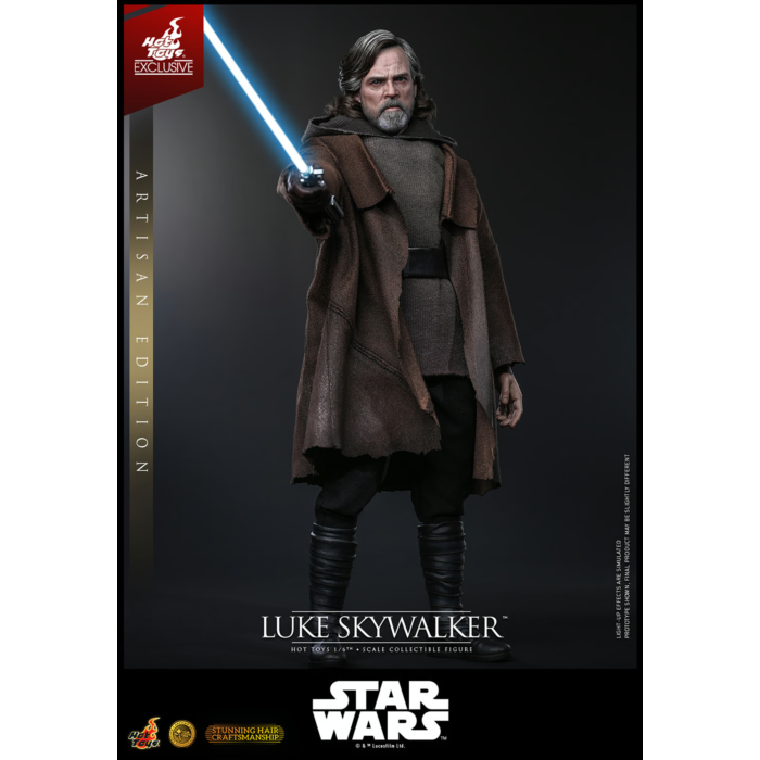 Star Wars: Los Últimos Jedi Movie Masterpiece Figura 1/6 Luke Skywalker (Artisan Edition) 29 cm