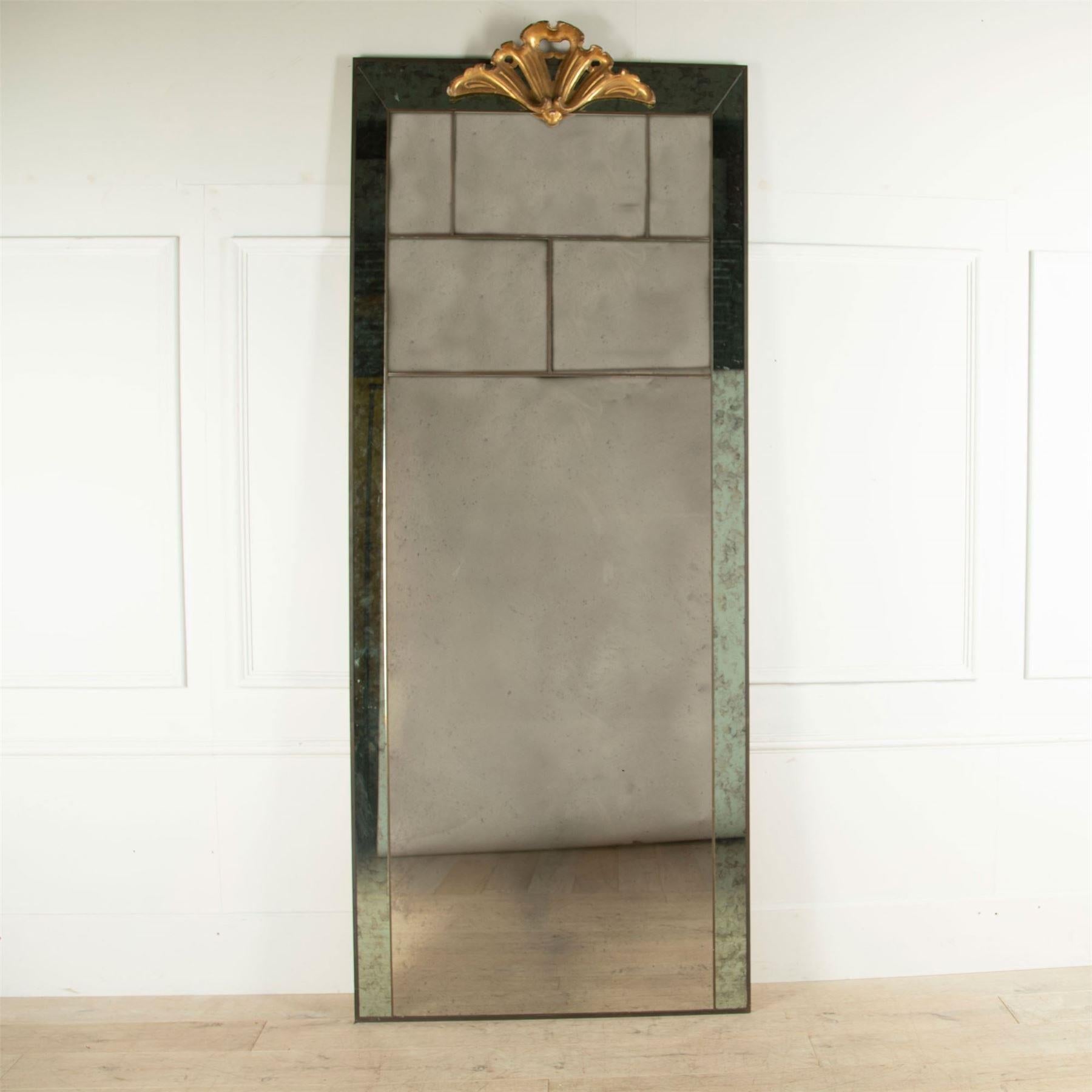 Huge 20th Century Italian Sectional Mirror By Sister Parish Design