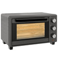 Mini Oven, 21L Countertop Electric Grill with Baking Tray and Wire Rack, 1400W, Grey