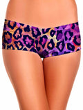 Neon Leopard Booty Shorts