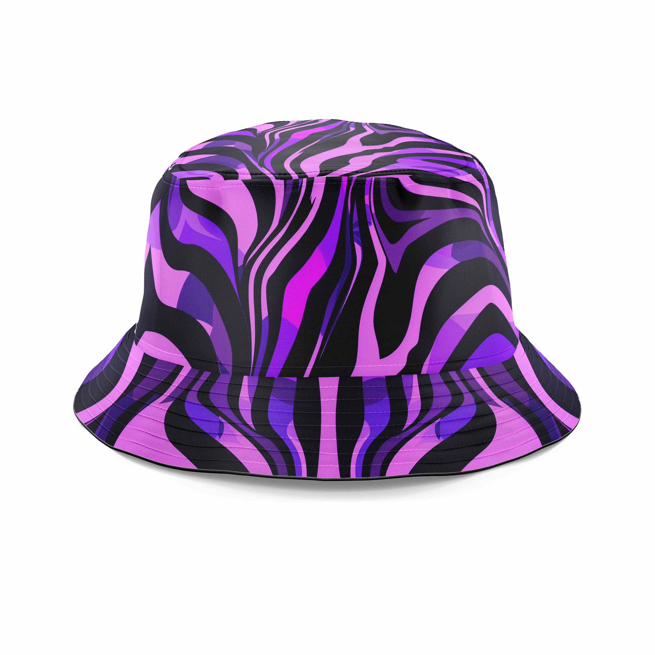 Noir Stripes Bucket Hat