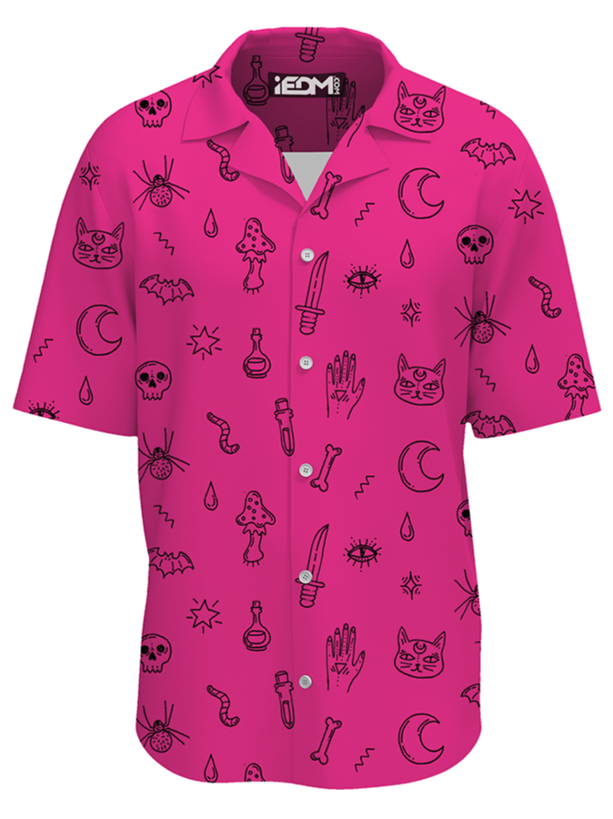 Pink Pattern Lounge Shirt