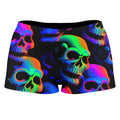 Psychedelic Nightmare High-Waisted Women's Shorts
