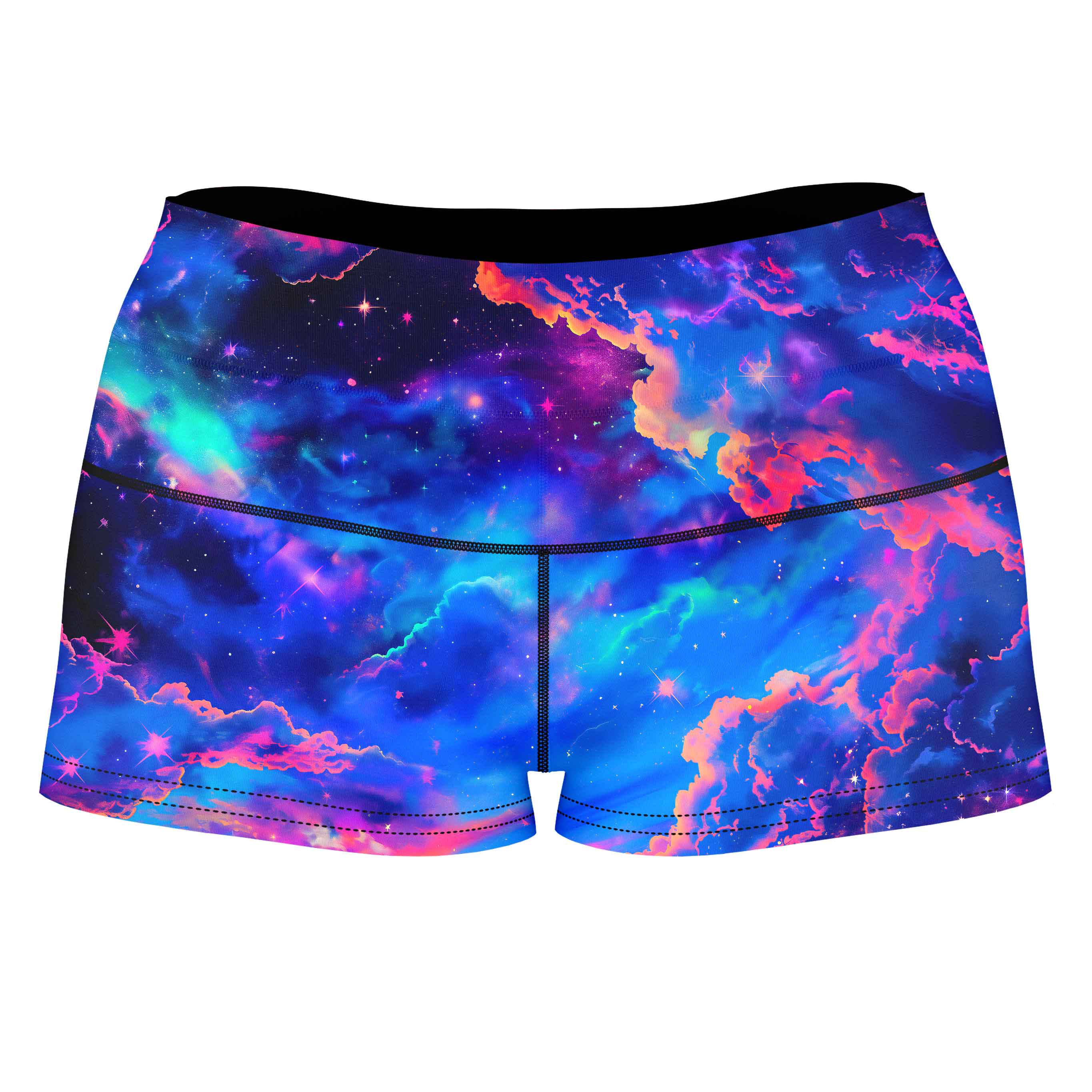 Storybook Sky High-Waisted Women's Shorts