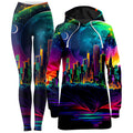 Back to Reality Hoodie Dress and Leggings Combo