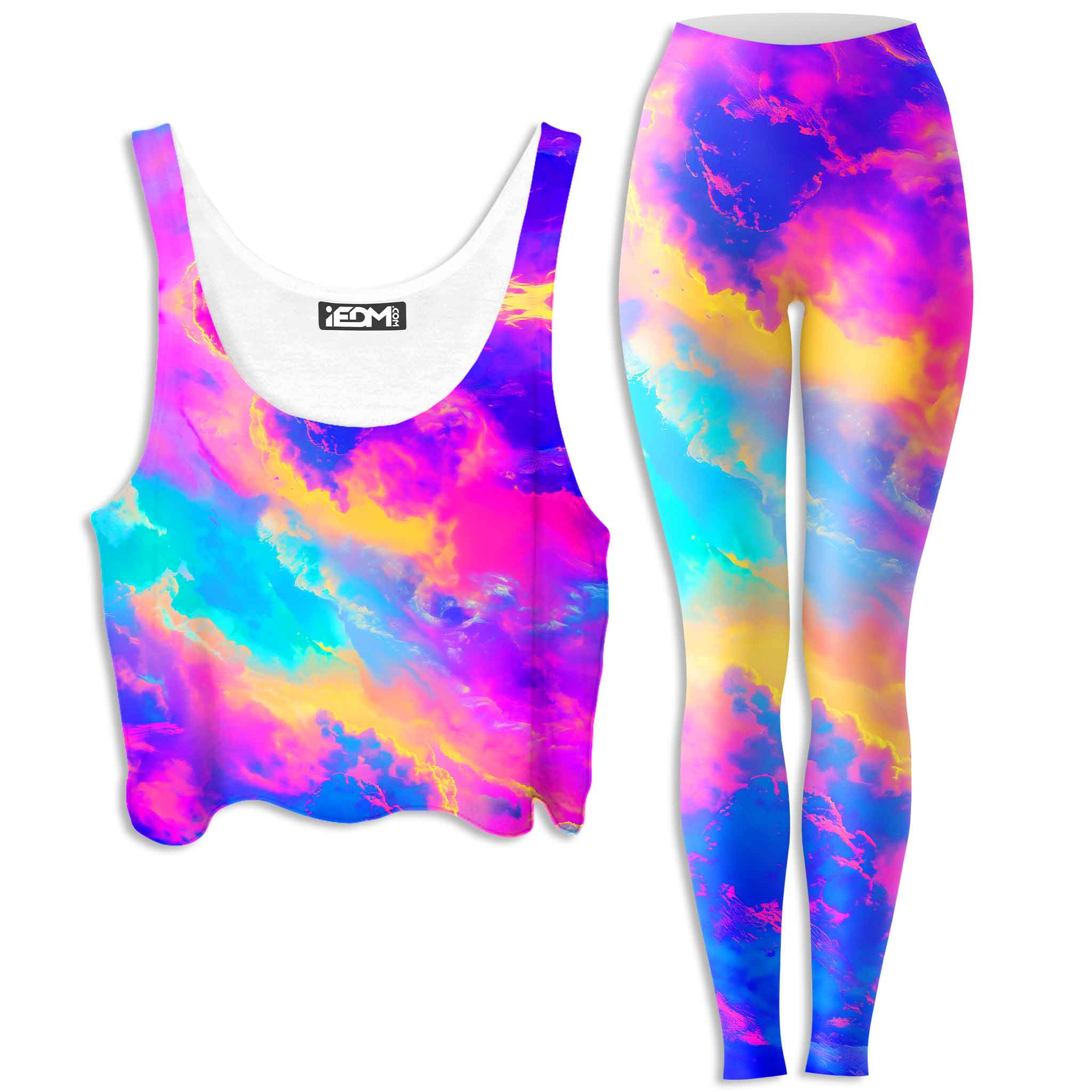 Cloudopia Crop Top and Leggings Combo
