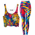 Jungle Folio Crop Top and Leggings Combo