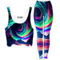 Northern Lights II Crop Top and Leggings Combo