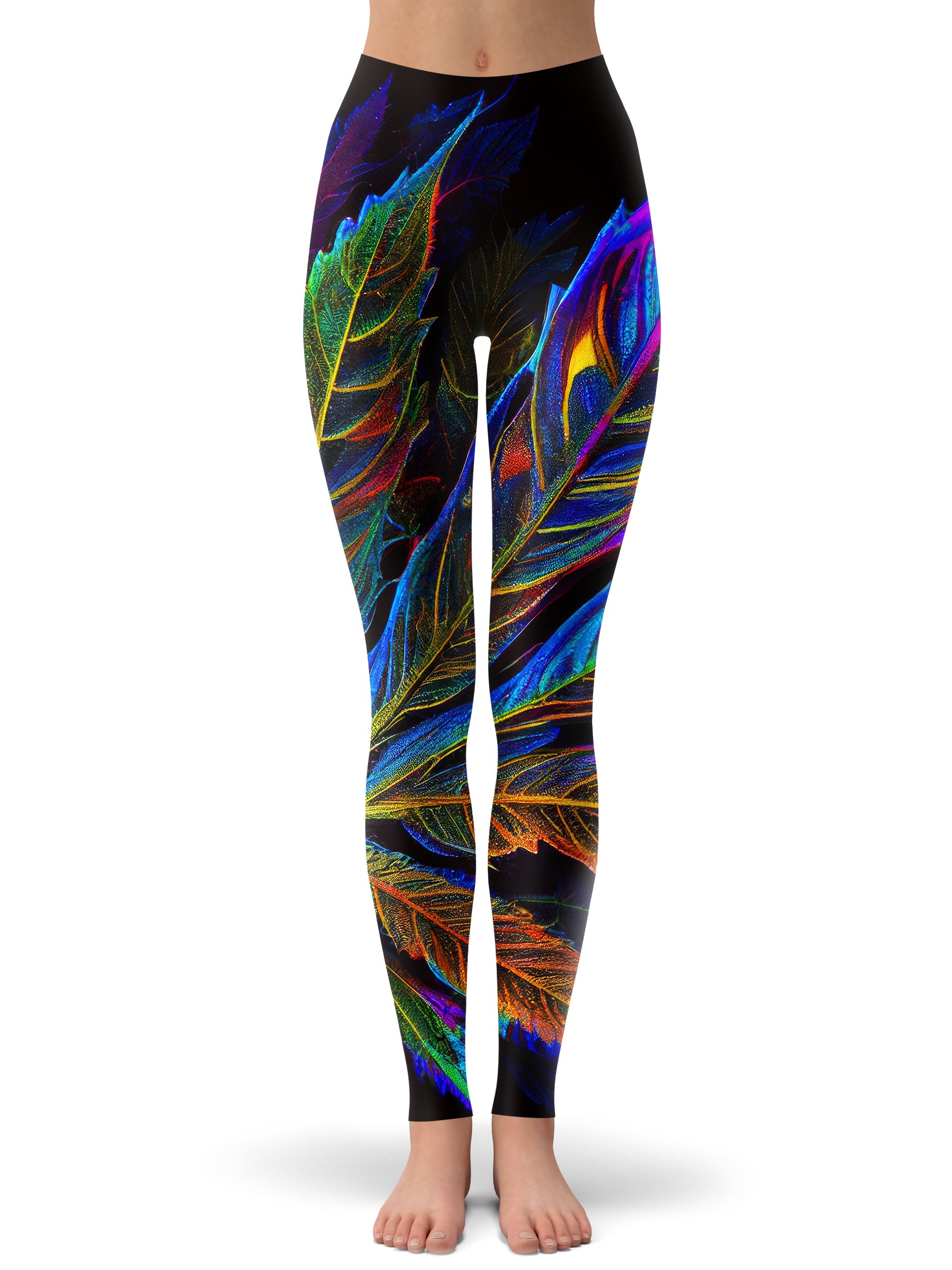 Blacklight Weed Leggings