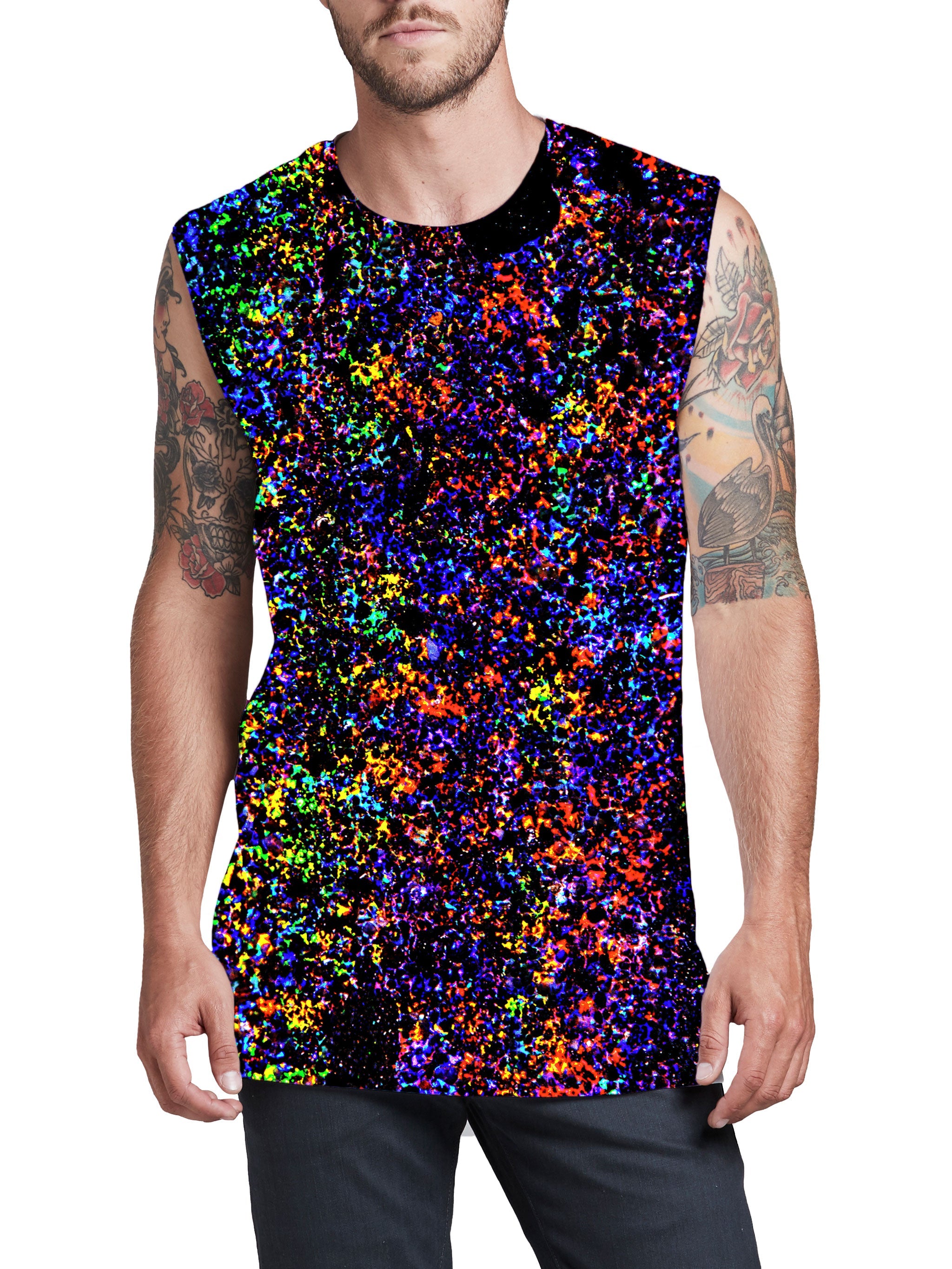 Lightning Rainbow Men's Muscle Tank