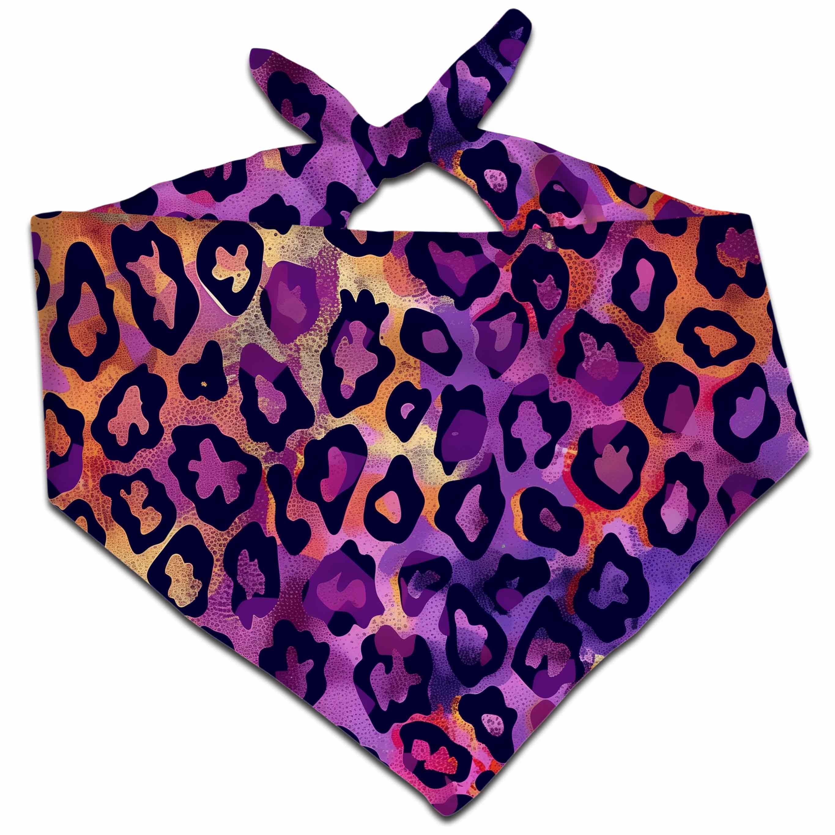 Neon Leopard Bandana