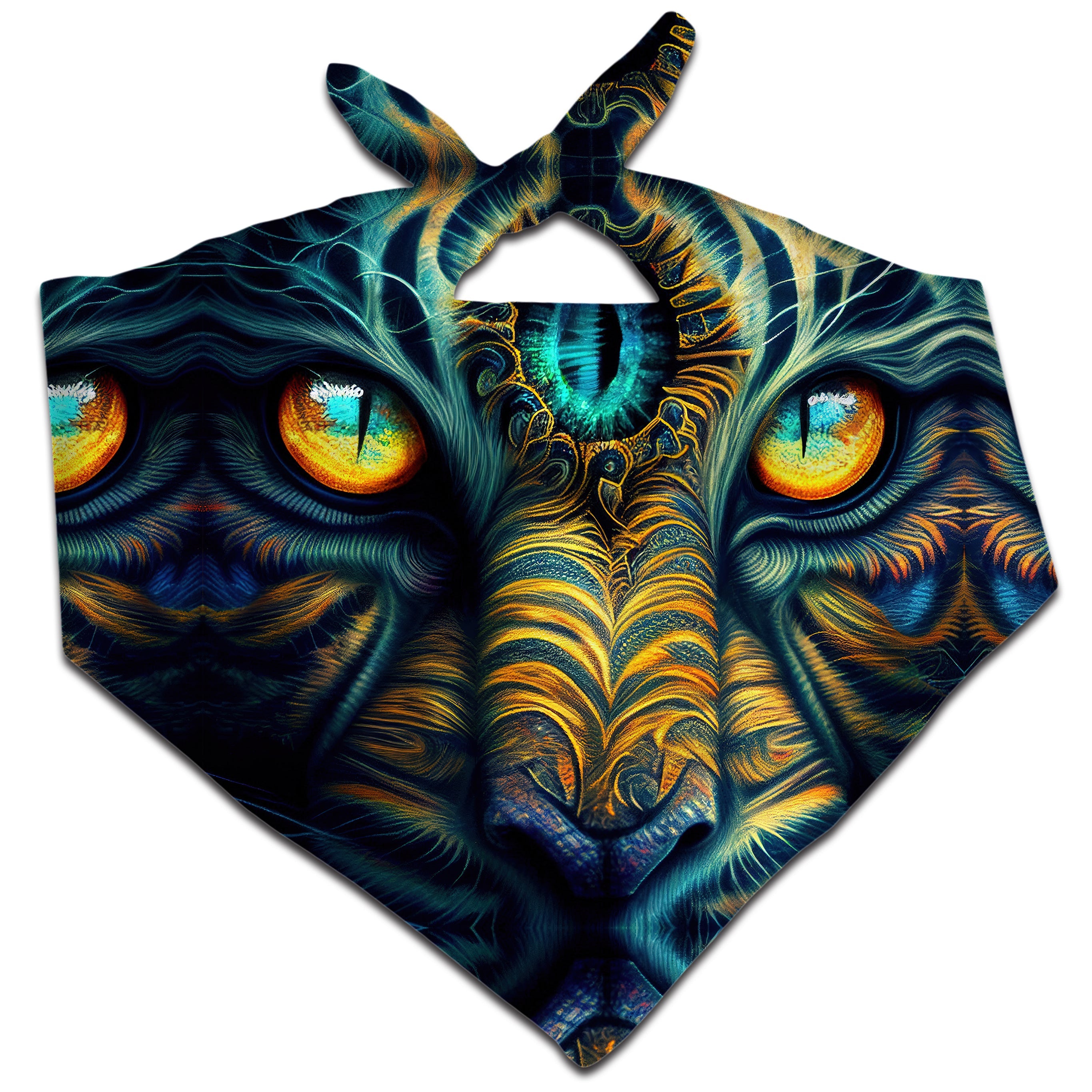 Tiger Eyes Psychedelic Bandana