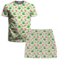 Watermelon Pattern T-Shirt and Shorts Combo
