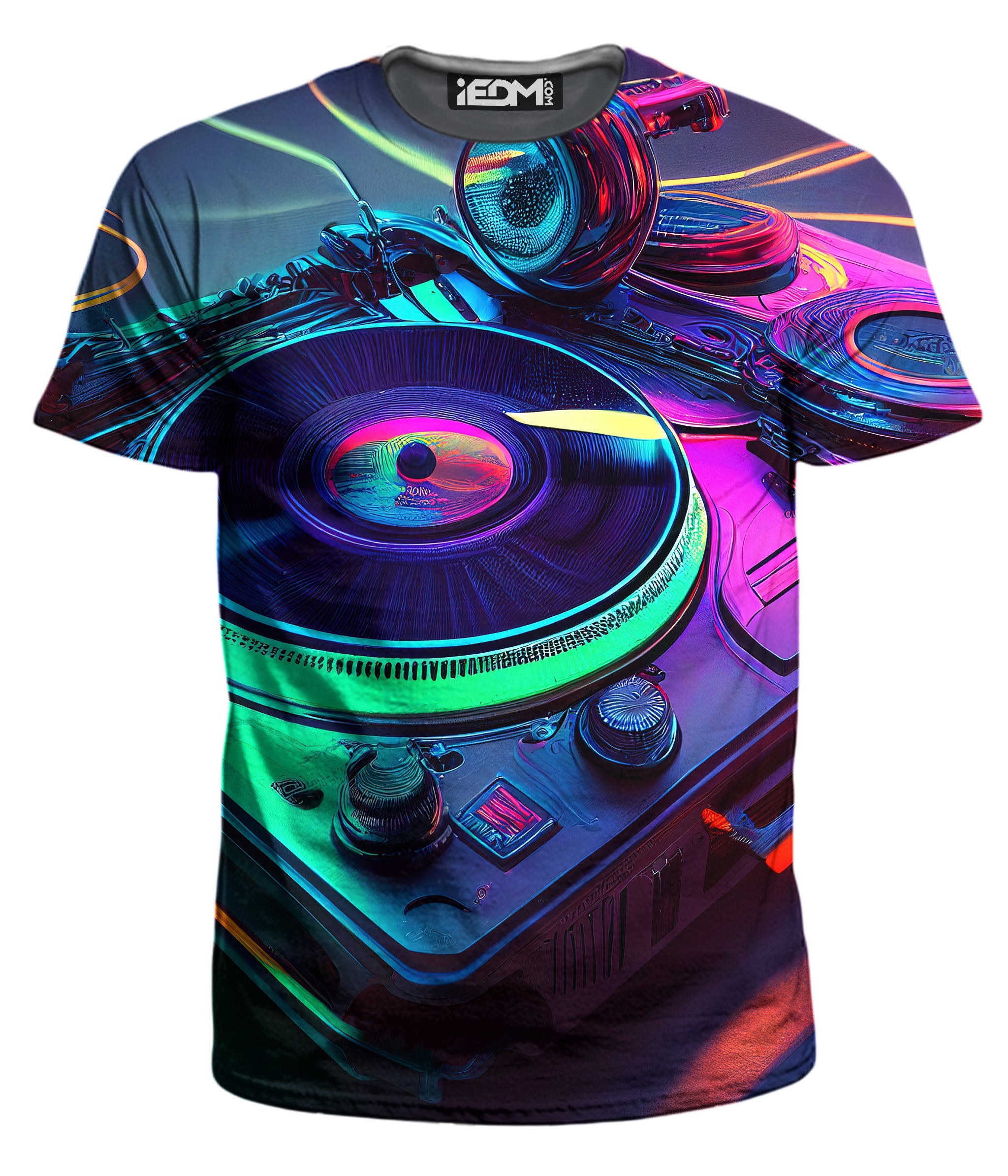 Neon Turntables Men's T-Shirt