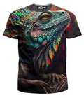 Psychedelic Giant Iguana 2.0 Men's T-Shirt