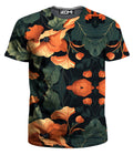 Tangerine Floral Men's T-Shirt