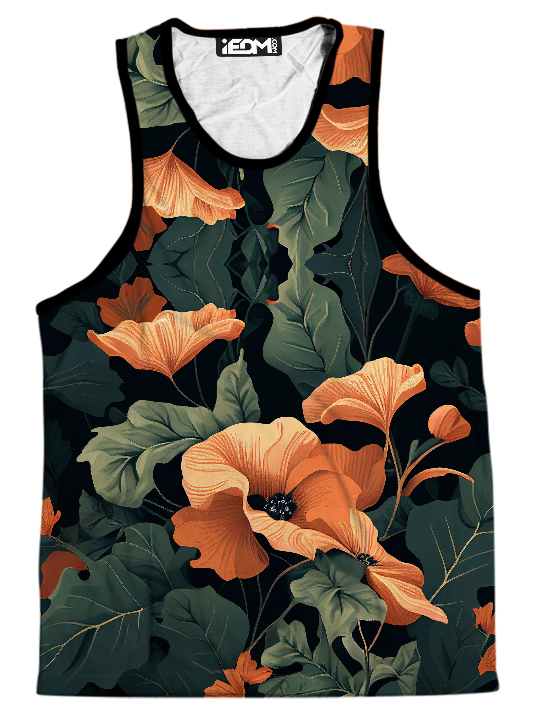 Tangerine Floral Men's Tank
