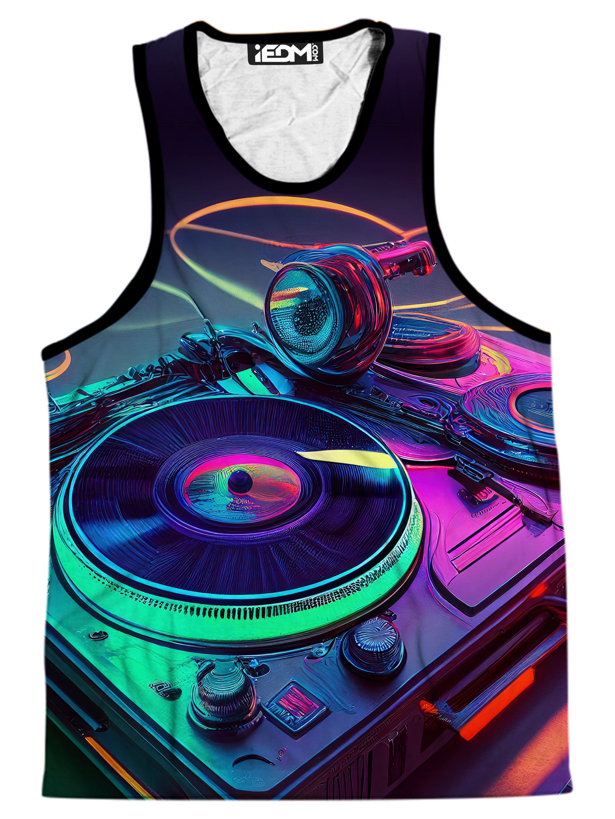 Neon Turntables Men's Tank