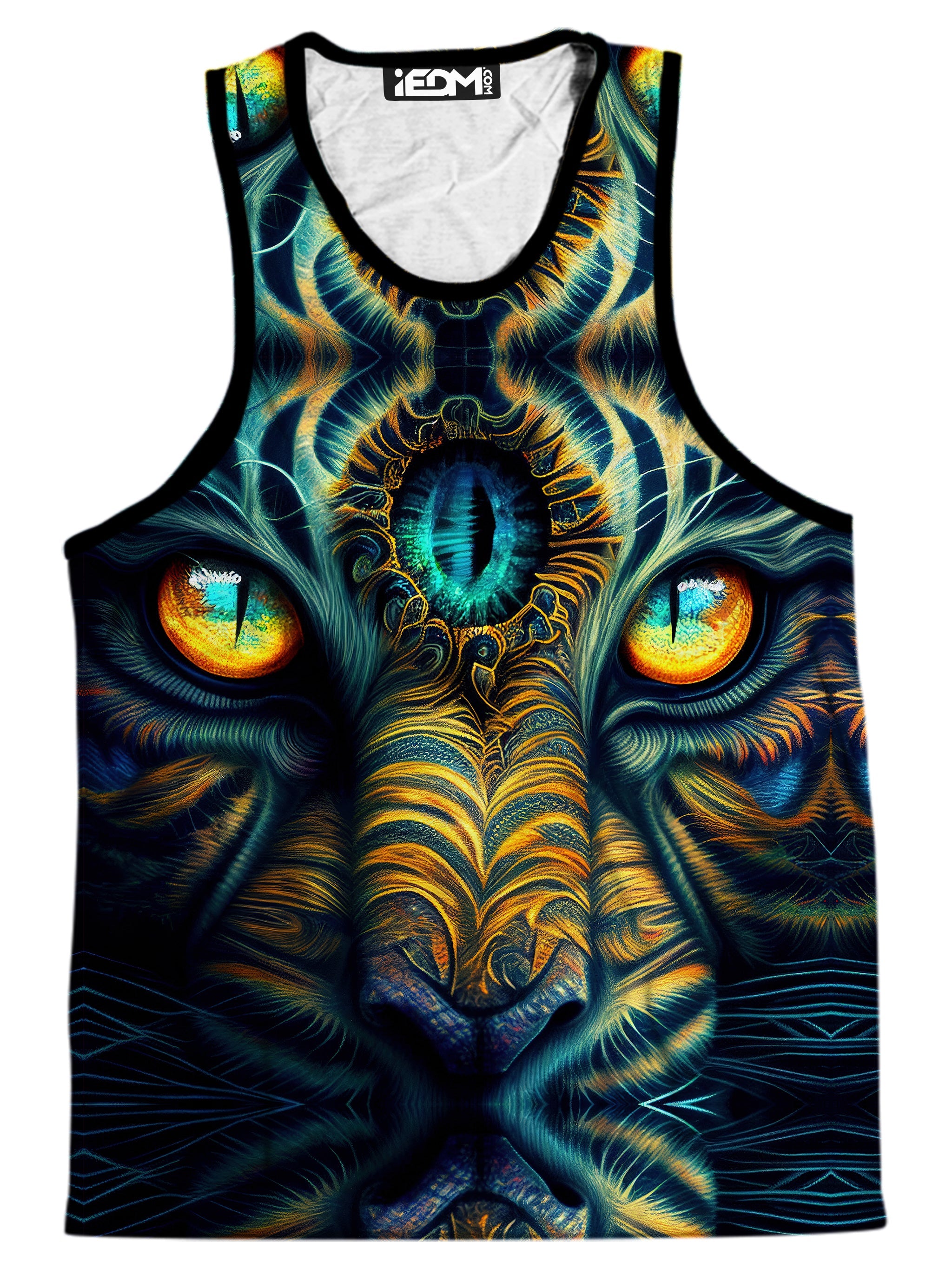 Tiger Eyes Psychedelic Men's Tank