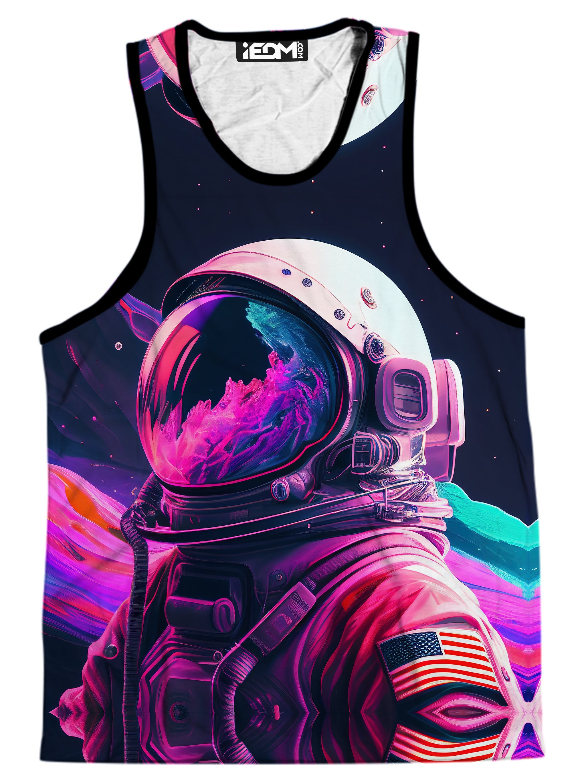 Synthwave Astronaut Men's Tank