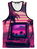 Vapor Palm Trees Men's Tank