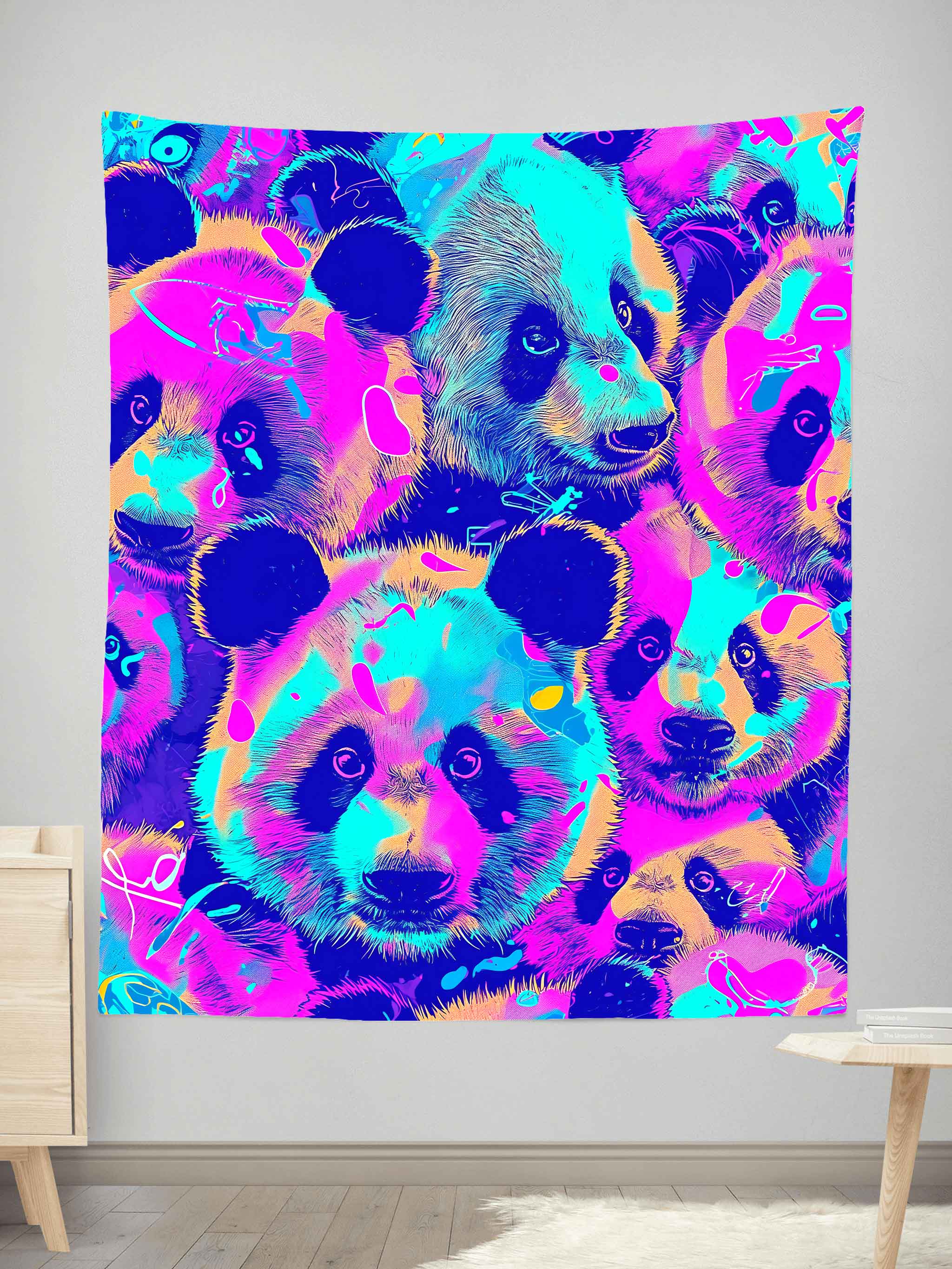 Panda Melt Tapestry