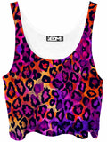 Neon Leopard Crop Top