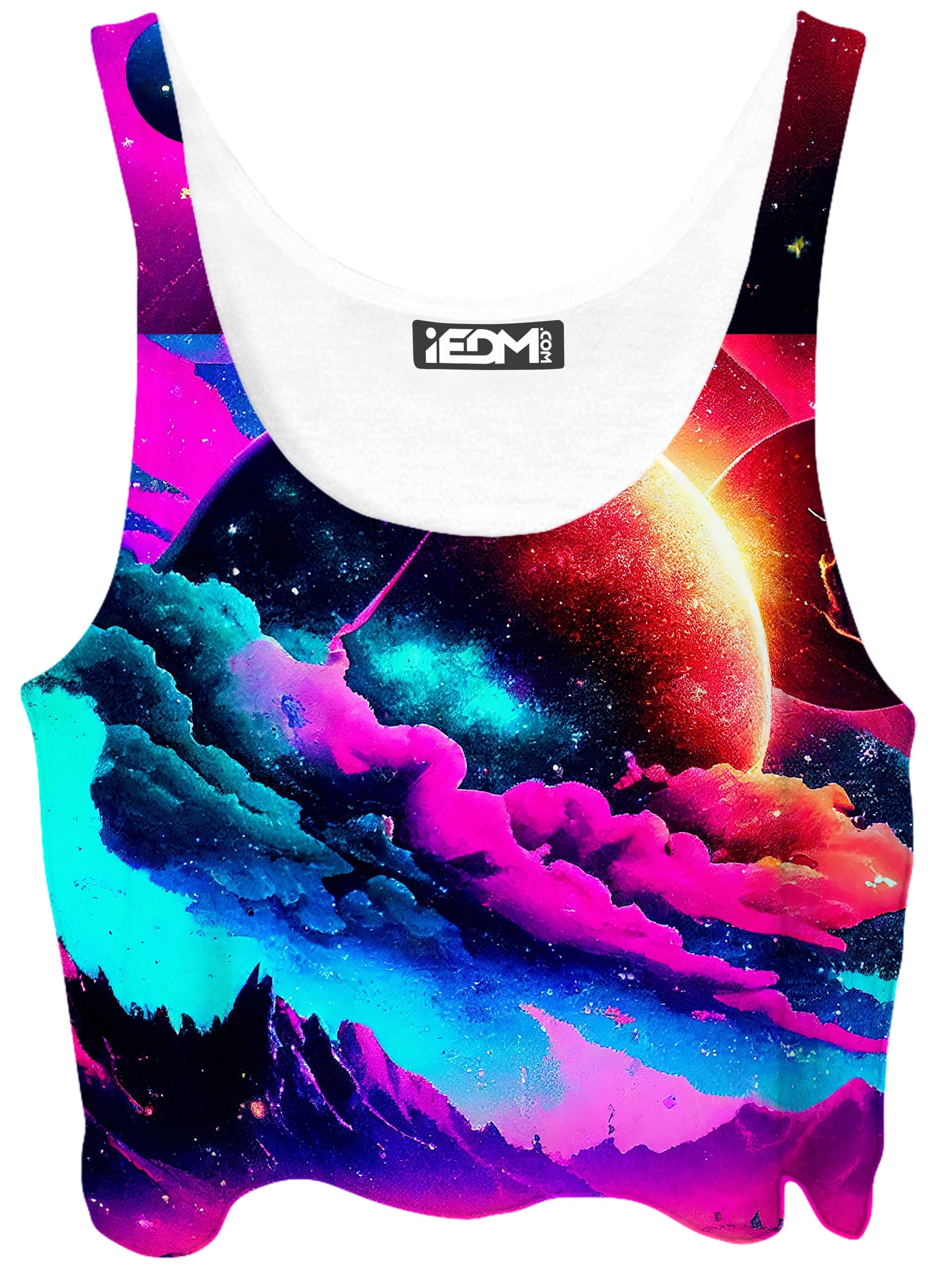 Psy Cosmos Crop Top