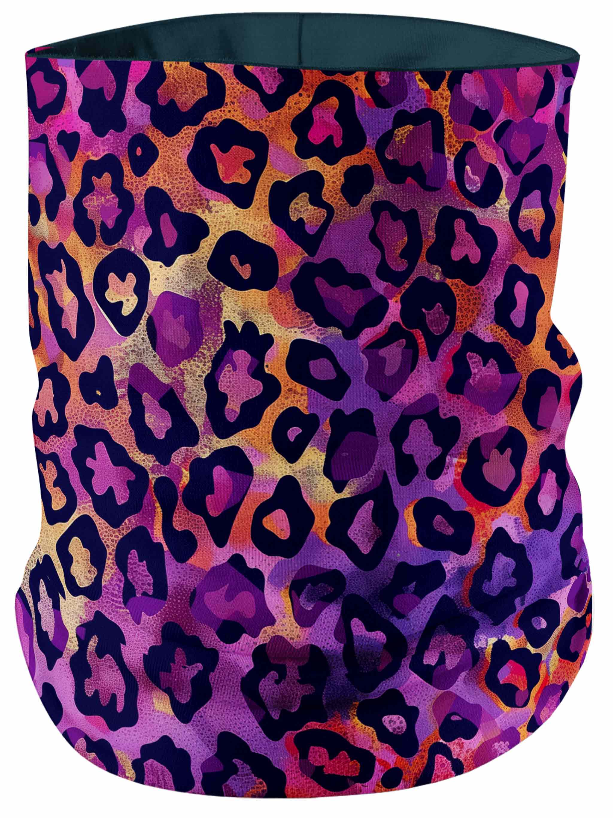 Neon Leopard Bandana Mask