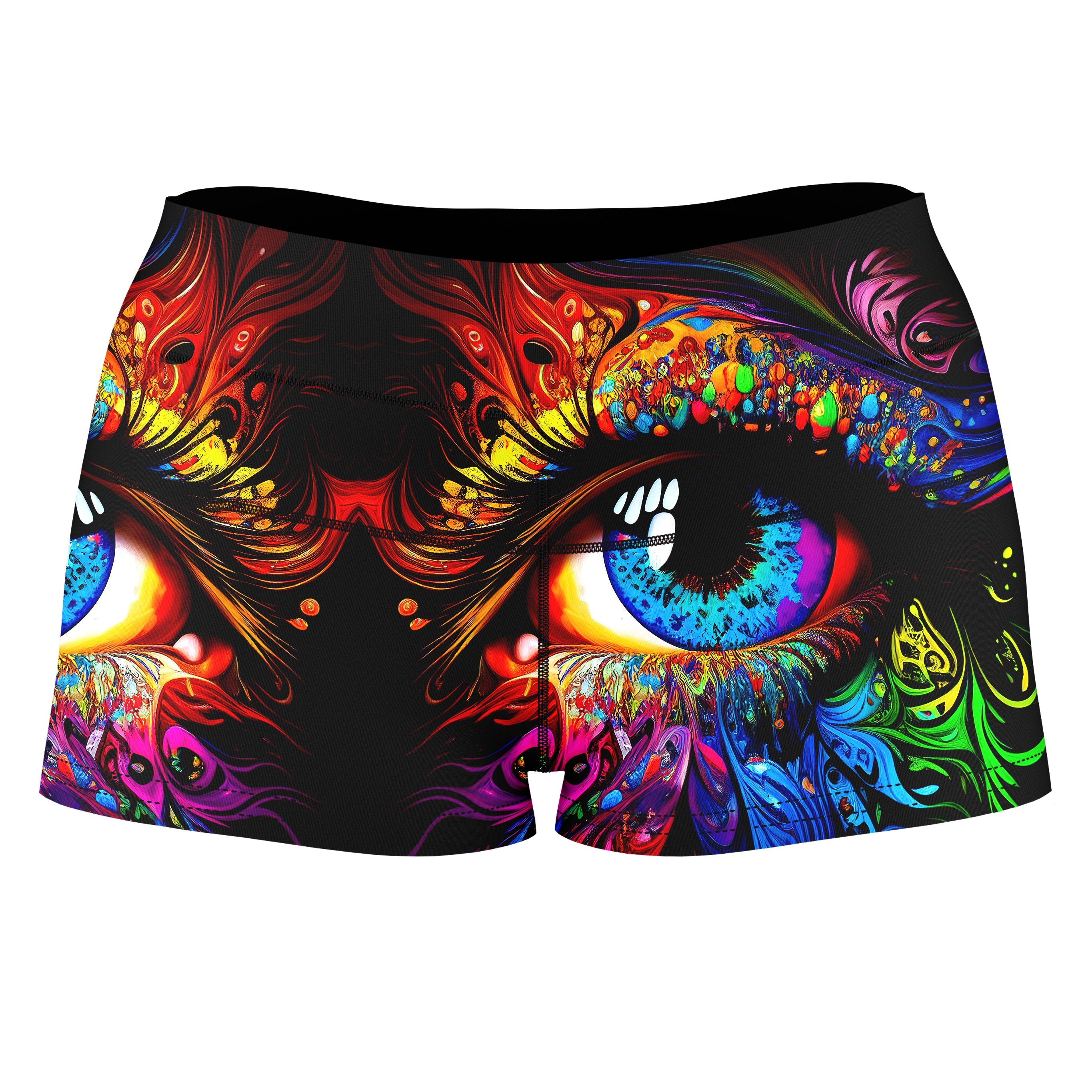 Window to the Soul High-Waisted Women's Shorts
