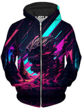 Portal Breach Unisex Zip-Up Hoodie