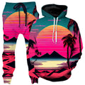 Beach Sunset Hoodie and Joggers Combo