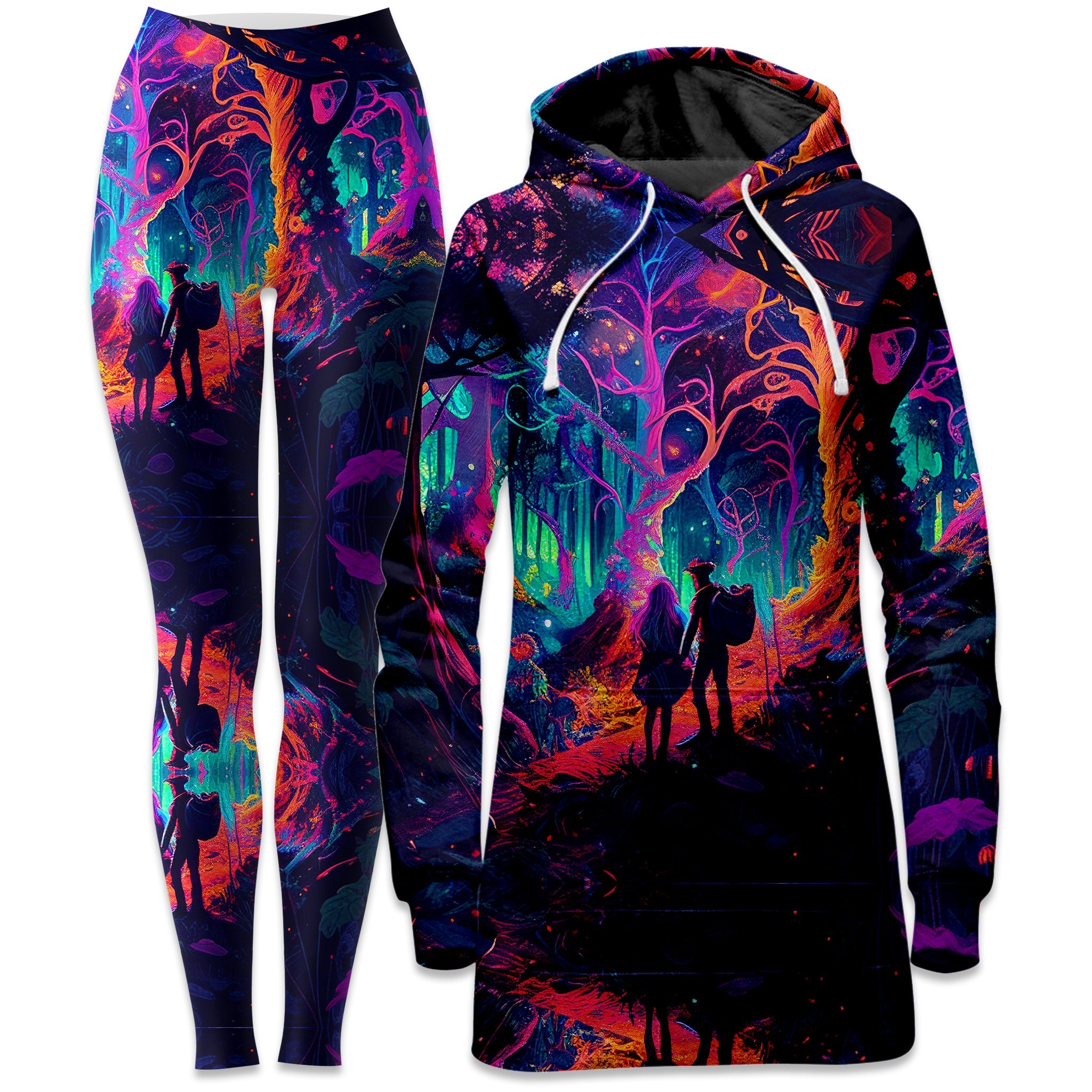 Soulmates Hoodie Dress and Leggings Combo