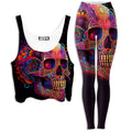 DOTD Skull Crop Top and Leggings Combo