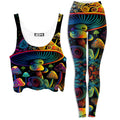 Shroom Melt Crop Top and Leggings Combo