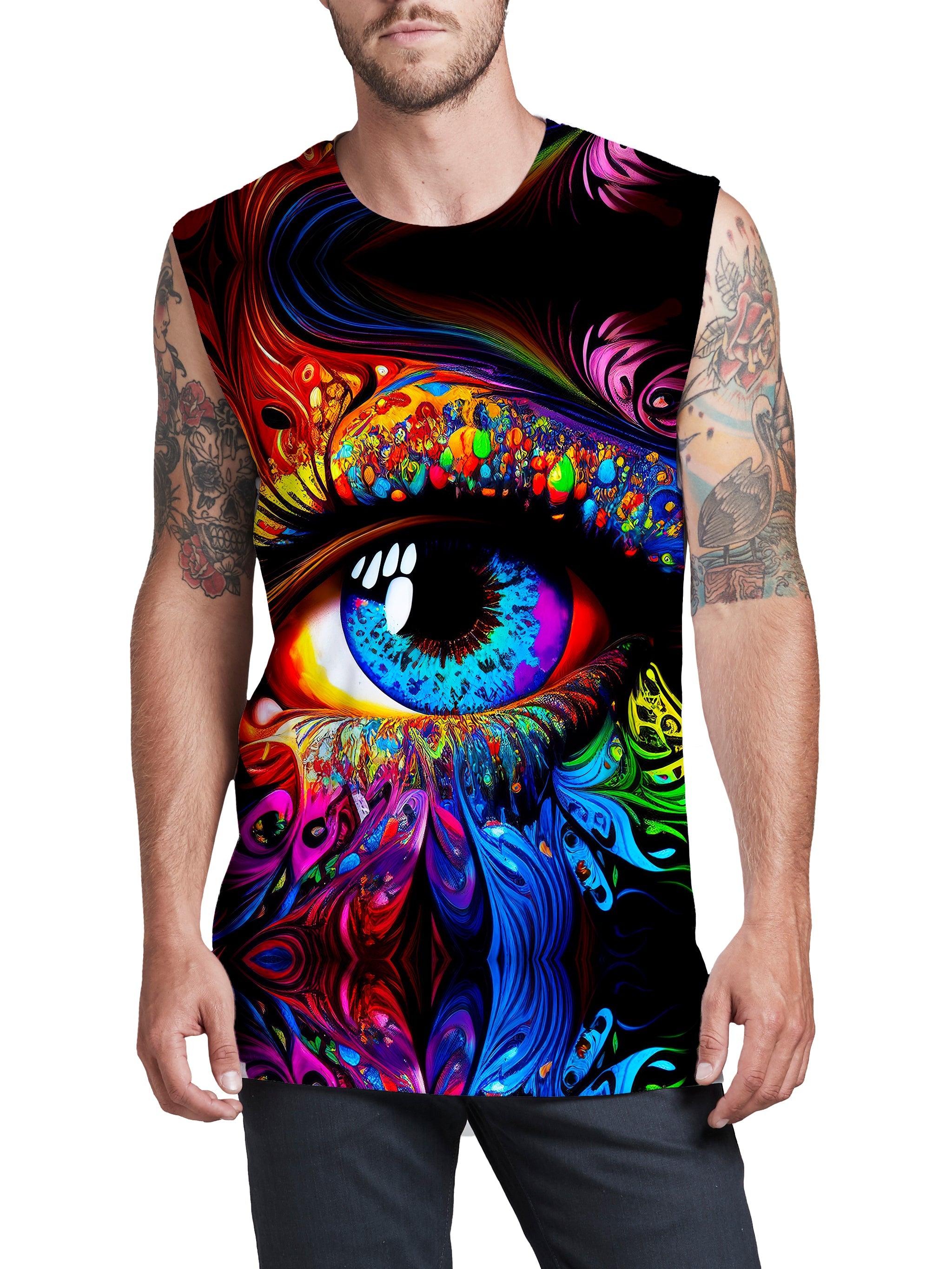 Window to the Soul Men's Muscle Tank