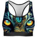 Tiger Eyes Psychedelic Rave Bra