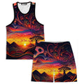 Acid Sunset Men's Tank and Shorts Combo