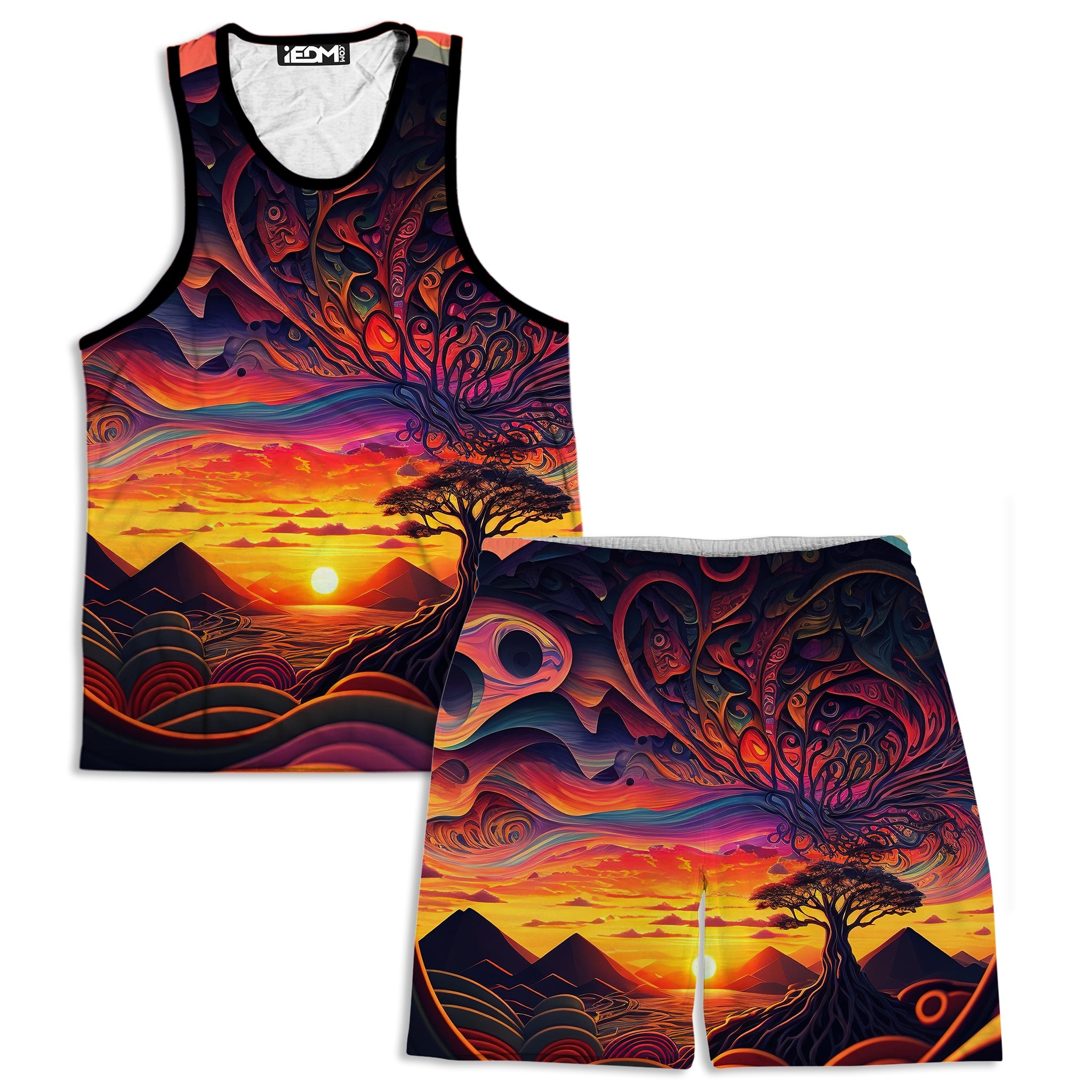 Acid Sunset Men's Tank and Shorts Combo