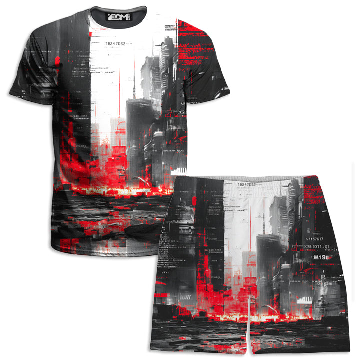 Source Code Men's T-Shirt and Shorts Combo