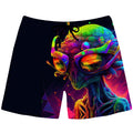 Psychedelic Alien Swim Trunks