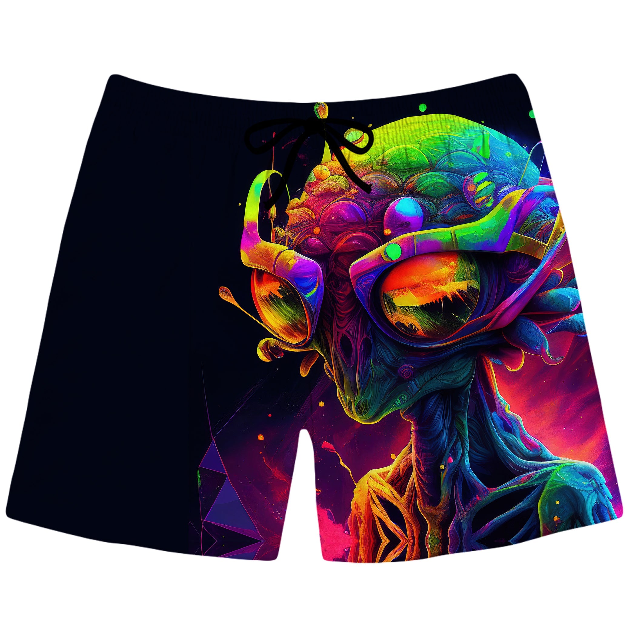 Psychedelic Alien Swim Trunks