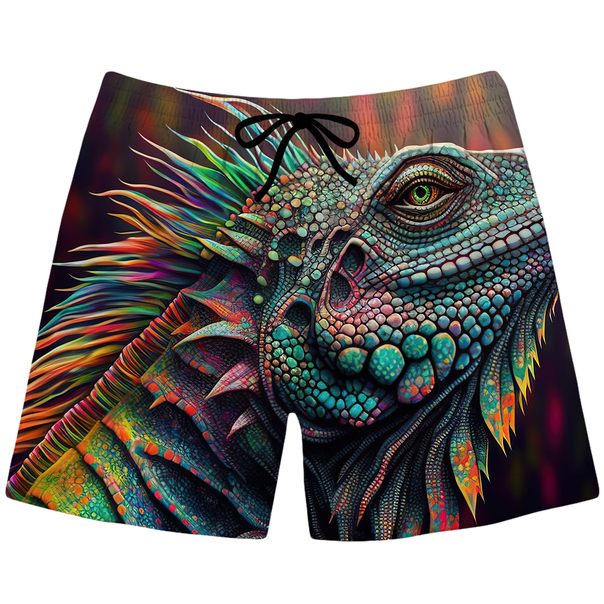 Psychedelic Giant Iguana 2.0 Swim Trunks