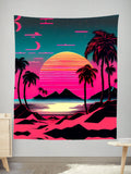 Beach Sunset Tapestry