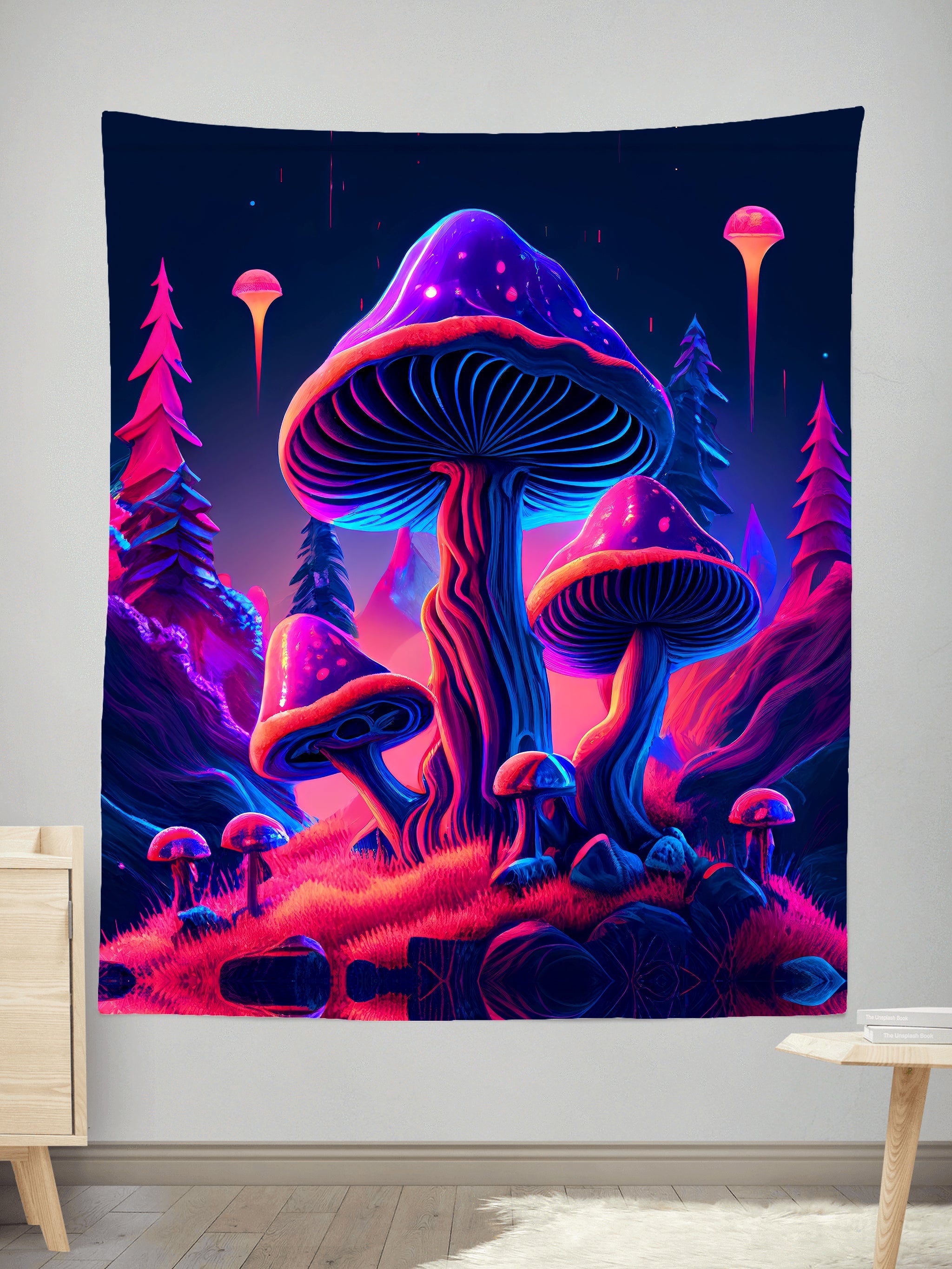 Shroom Trip Tapestry