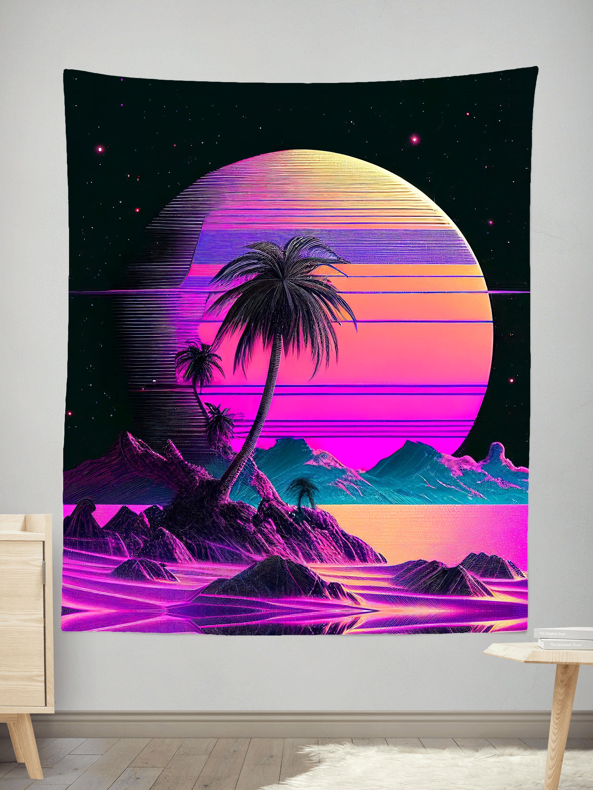 Vapor Solar System Tapestry