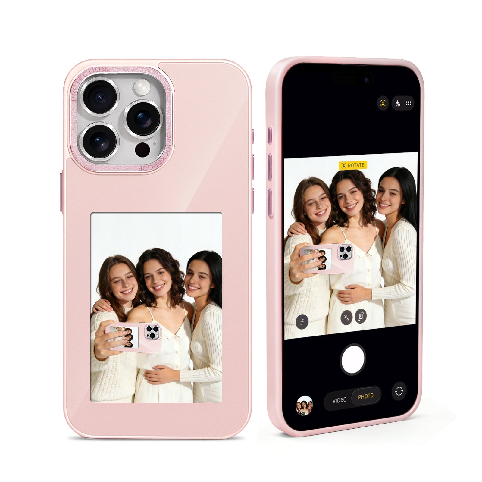 iPhone 13–16 NFC E-Ink Case with 4-Inch HD Display