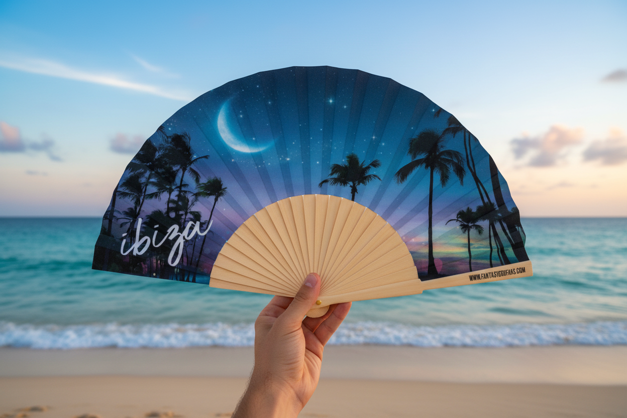 Ibiza night sky 23cm fan